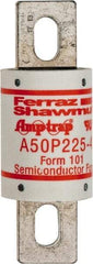 Ferraz Shawmut - 450 VDC, 500 VAC, 225 Amp, Fast-Acting Semiconductor/High Speed Fuse - Bolt-on Mount, 4-11/32" OAL, 100 at AC, 79 at DC kA Rating, 1-1/2" Diam - A1 Tooling