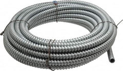 Made in USA - 3/8" Trade Size, 50' Long, Flexible Reduced Wall Flex Conduit - Steel, 3/8" ID - A1 Tooling