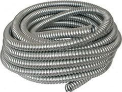 Made in USA - 3/4" Trade Size, 50' Long, Flexible Reduced Wall Flex Conduit - Steel - A1 Tooling