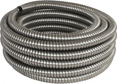 Made in USA - 3/4" Trade Size, 50' Long, Flexible Reduced Wall Flex Conduit - Aluminum - A1 Tooling