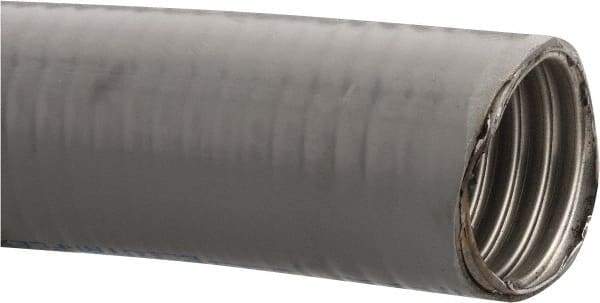 Made in USA - 1-1/4" Trade Size, 50' Long, Flexible Liquidtight Conduit - Steel - A1 Tooling