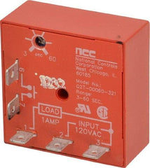 NCC - 5 Pin, Time Delay Relay - 1 at Resistive or Inductive Load Contact Amp, 120 VAC, On Board Trimpot - A1 Tooling