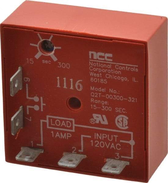 NCC - 5 Pin, Time Delay Relay - 1 at Resistive or Inductive Load Contact Amp, 120 VAC, On Board Trimpot - A1 Tooling