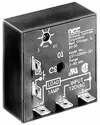 NCC - 5 Pin, Time Delay Relay - 1 at Resistive or Inductive Load Contact Amp, 120 VAC, On Board Trimpot - A1 Tooling