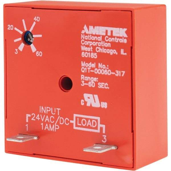 NCC - 2 Pin, Time Delay Relay - 1 at Resistive or Inductive Load Contact Amp, 24 VAC/VDC, On Board Trimpot - A1 Tooling