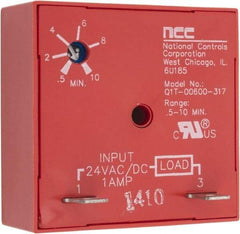 NCC - 2 Pin, Time Delay Relay - 1 at Resistive or Inductive Load Contact Amp, 24 VAC/VDC, On Board Trimpot - A1 Tooling