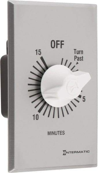 Intermatic - 15 min Indoor Analog Spring-wound Mechanical Timer - 125 VAC, 50/60 Hz, - A1 Tooling