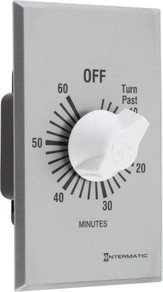 Intermatic - 1 hr Indoor Analog Spring-wound Mechanical Timer - 125 VAC, 50/60 Hz, - A1 Tooling