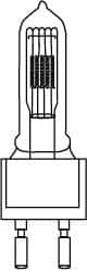 Philips - 1,000 Watt, 120 Volt, Halogen Miniature & Specialty T7 Lamp - Medium Bi-Pin Base, 750 to 1599 Equivalent Range, Neutral (3,000 to 3,699), 5-1/2" OAL - A1 Tooling