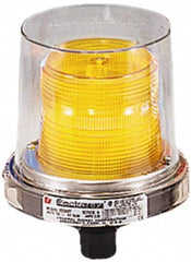 Federal Signal Corp - 120 VAC, 4X NEMA Rated, Strobe Tube, Green, Strobe Light - 80 Flashes per min, 1/2 Inch Pipe, 5-1/2 Inch Diameter, 7-1/4 Inch High, IP66 Ingress Rating, Pipe Mount - A1 Tooling