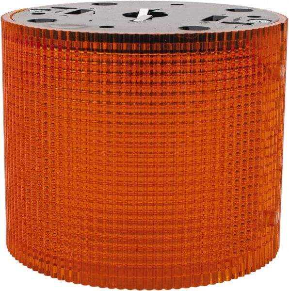 Federal Signal Corp - Incandescent Lamp, Amber, Flashing and Steady, Stackable Tower Light Module - 24 VDC, 0.76 Amp, 1 NEMA Rated, Base Mount - A1 Tooling