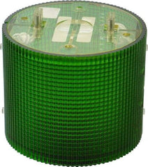 Federal Signal Corp - Incandescent Lamp, Green, Flashing and Steady, Stackable Tower Light Module - 120 VAC, 0.13 Amp, 1 NEMA Rated, Base Mount - A1 Tooling