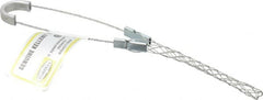 Hubbell Wiring Device-Kellems - 0.24 to 0.32 Inch Cable Diameter, Galvanized Steel, Single Loop Support Grip - 6-1/2 Inch Long, 350 Lb. Breaking Strength, 3-1/2 Inch Mesh Length - A1 Tooling