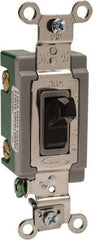 Hubbell Wiring Device-Kellems - 2 Pole, 120 to 277 VAC, 30 Amp, Industrial Grade, Toggle, Wall and Dimmer Light Switch - 1-5/16 Inch Wide x 4-1/16 Inch High - A1 Tooling