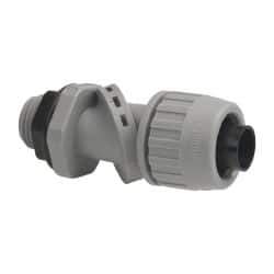 Hubbell Wiring Device-Kellems - 1/2" Trade, Thermoplastic Push In Flexible Liquidtight Conduit Connector - Noninsulated - A1 Tooling