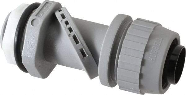 Hubbell Wiring Device-Kellems - 3/4" Trade, Thermoplastic Push In Straight Liquidtight Conduit Connector - Noninsulated - A1 Tooling