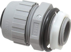 Hubbell Wiring Device-Kellems - 3/4" Trade, Thermoplastic Push In Straight Liquidtight Conduit Connector - Noninsulated - A1 Tooling