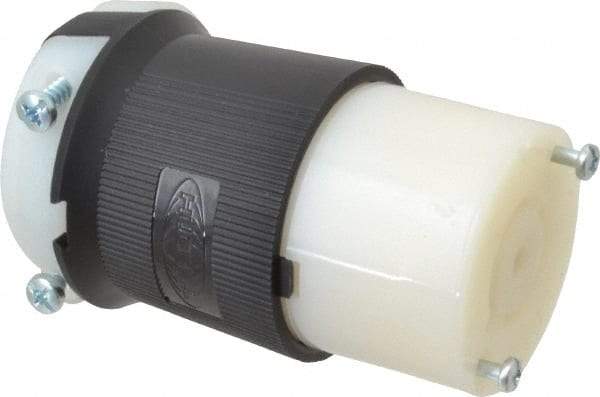 Hubbell Wiring Device-Kellems - 120/208 VAC, 20 Amp, L21-20R Configuration, Industrial Grade, Self Grounding Connector - 3 Phase, 4 Poles, IP20, 0.35 to 1.15 Inch Cord Diameter - A1 Tooling