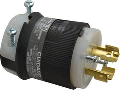 Hubbell Wiring Device-Kellems - 120/208 VAC, 20 Amp, NonNEMA Configuration, Industrial Grade, Ungrounded Plug - 3 Phase, 4 Poles, IP20, 0.35 to 1.15 Inch Cord Diameter - A1 Tooling