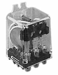 ACI - 11 Pins, Square Electromechanical Blade General Purpose Relay - 10 Amp at 240 VAC, 3PDT, 12 VDC - A1 Tooling