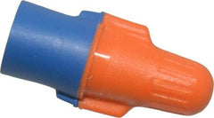 3M - 2, 22 to 3, 12 AWG, 600 Volt, Flame Retardant, Wing Twist on Wire Connector - Blue & Orange, 221°F - A1 Tooling