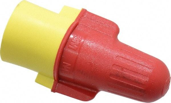 3M - 2, 18 to 2, 8 AWG, 600 Volt, Flame Retardant, Wing Twist on Wire Connector - Red & Yellow, 221°F - A1 Tooling