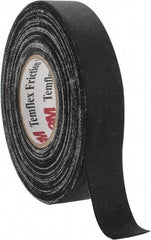 3M - 3/4" x 60', Black Cotton Cloth Electrical Tape - Series 1755, 13 mil Thick, 48 Lb./Inch Tensile Strength - A1 Tooling