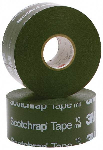 3M - 1" x 100', Black Vinyl Electrical Tape - Series 51, 20 mil Thick, 575 V/mil Dielectric Strength, 40 Lb./Inch Tensile Strength - A1 Tooling