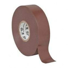 3M - 3/4" x 66', Brown Vinyl Electrical Tape - Series 35, 7 mil Thick, 1,250 V/mil Dielectric Strength, 17 Lb./Inch Tensile Strength - A1 Tooling