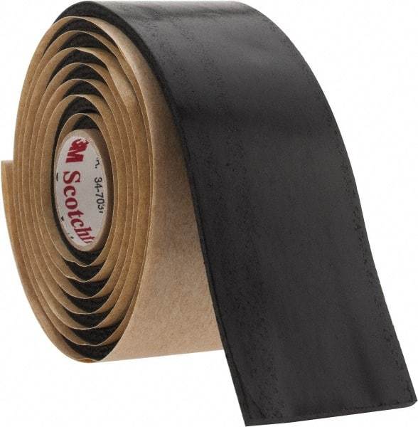 3M - 1-1/2" x 5', Black Rubber Electrical Tape - Series SCOTCHFIL, 125 mil Thick, 575 V/mil Dielectric Strength - A1 Tooling