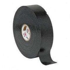 3M - 1" x 30', Black Rubber Electrical Tape - Series 130C, 30 mil Thick, 750 V/mil Dielectric Strength, 7.5 Lb./Inch Tensile Strength - A1 Tooling