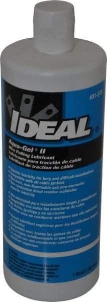 Ideal - 1 Quart Squeeze Bottle, Blue Wire Pulling Lubricant Gel - 28 to 180°F, RoHS Compliant, UL Listed - A1 Tooling