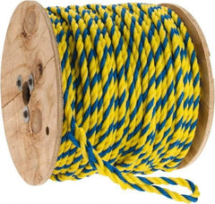 Ideal - 600 Ft. Long, 466 Lb. Load, Polypropylene Rope - 1/2 Inch Diameter, 3,780 Lb. Breaking Strength - A1 Tooling