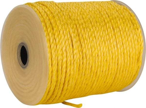 Ideal - 600 Ft. Long, 125 Lb. Load, Polypropylene Rope - 1/4 Inch Diameter, 1,125 Lb. Breaking Strength - A1 Tooling