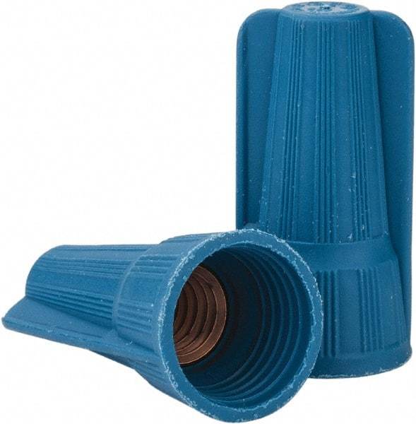 Thomas & Betts - 3, 12 to 1, 6 + 2, 8 AWG, Corrosion Resistant, Wing Twist on Wire Connector - Blue - A1 Tooling