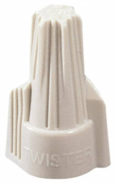 Ideal - 3, 14 to 2, 8 + 2, 12 AWG, 600 Volt, Flame Retardant, Wing Twist on Wire Connector - Gray, 221°F - A1 Tooling