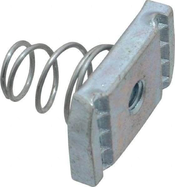 Thomas & Betts - Steel Short Spring Strut Nut - 1/4" Bolt, Used with Thomas & Betts Channel Type B Only - A1 Tooling