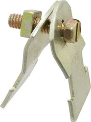 Thomas & Betts - 1/2" Pipe, 16 Gauge" Pipe or Tube Clamp - Gold Galvanized, 650 Lb Capacity - A1 Tooling