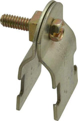 Thomas & Betts - 3/4" Pipe, 16 Gauge" Pipe or Tube Clamp - Gold Galvanized, 650 Lb Capacity - A1 Tooling