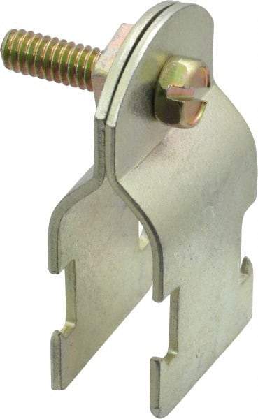 Thomas & Betts - 1/2" Pipe, 14 Gauge" Pipe or Conduit Clamp - Gold Galvanized, Rigid & IMC Conduit - A1 Tooling