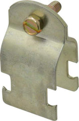 Thomas & Betts - 3/4" Pipe, 14 Gauge" Pipe or Conduit Clamp - Gold Galvanized, Rigid & IMC Conduit - A1 Tooling