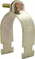 Thomas & Betts - 2" Pipe, 12 Gauge" Pipe or Conduit Clamp - Gold Galvanized, Rigid & IMC Conduit - A1 Tooling