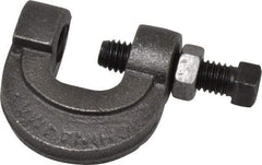 Thomas & Betts - 3/4" Max Flange Thickness, 1/2" Rod L-Clamp with Locknut - 850 Lb Capacity, Steel - A1 Tooling