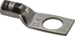 Thomas & Betts - 2 AWG Noninsulated Compression Connection Square Ring Terminal - 1/2" Stud, 1.92" OAL x 3/4" Wide, Tin Plated Copper Contact - A1 Tooling