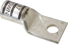 Thomas & Betts - 500 kcmil Wire Noninsulated Compression Connection Square Ring Terminal - 5/8" Stud, 3.63" OAL x 1.61" Wide, Tin Plated Copper Contact - A1 Tooling