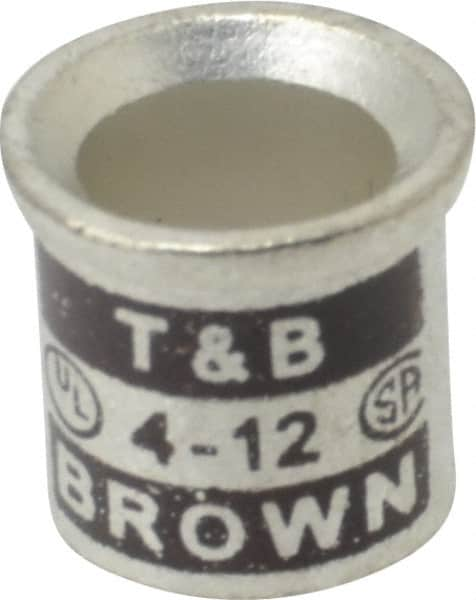 Thomas & Betts - (3) 8 to (1) 4 with (2) 10 AWG Bullet Connector - Brown Insulation - A1 Tooling