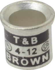 Thomas & Betts - (3) 8 to (1) 4 with (2) 10 AWG Bullet Connector - Brown Insulation - A1 Tooling