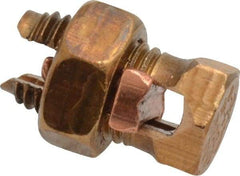 Thomas & Betts - 12 to 10 AWG, Copper Wire Compatible, Copper Alloy, Hex Split Bolt Connector - 25/32" OAL, 3/8" Head Width, 1/2" Base Width - A1 Tooling