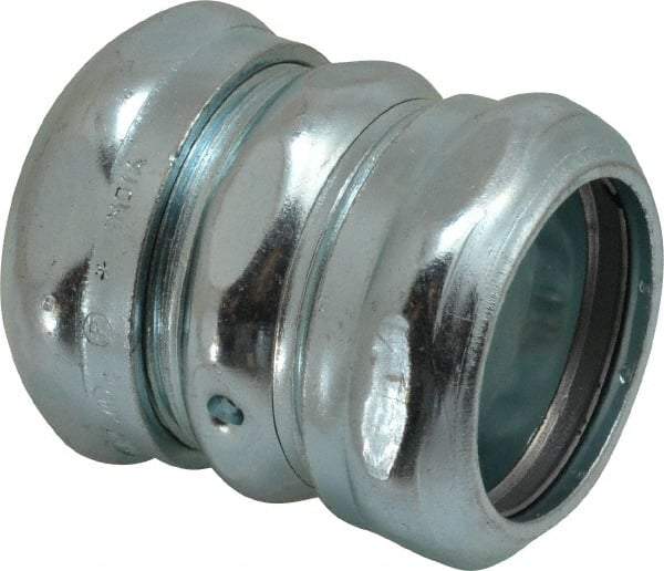 Thomas & Betts - 1-1/4" Trade, Steel Compression EMT Conduit Coupling - Noninsulated - A1 Tooling