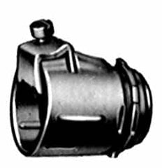 Thomas & Betts - 3-1/2" Trade, Malleable Iron Set Screw Straight FMC Conduit Connector - Insulated - A1 Tooling